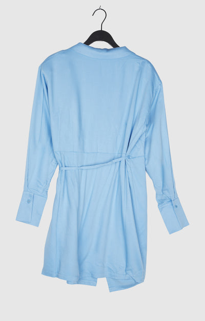 WRAP DRESS OFELIA AZURE BLUE