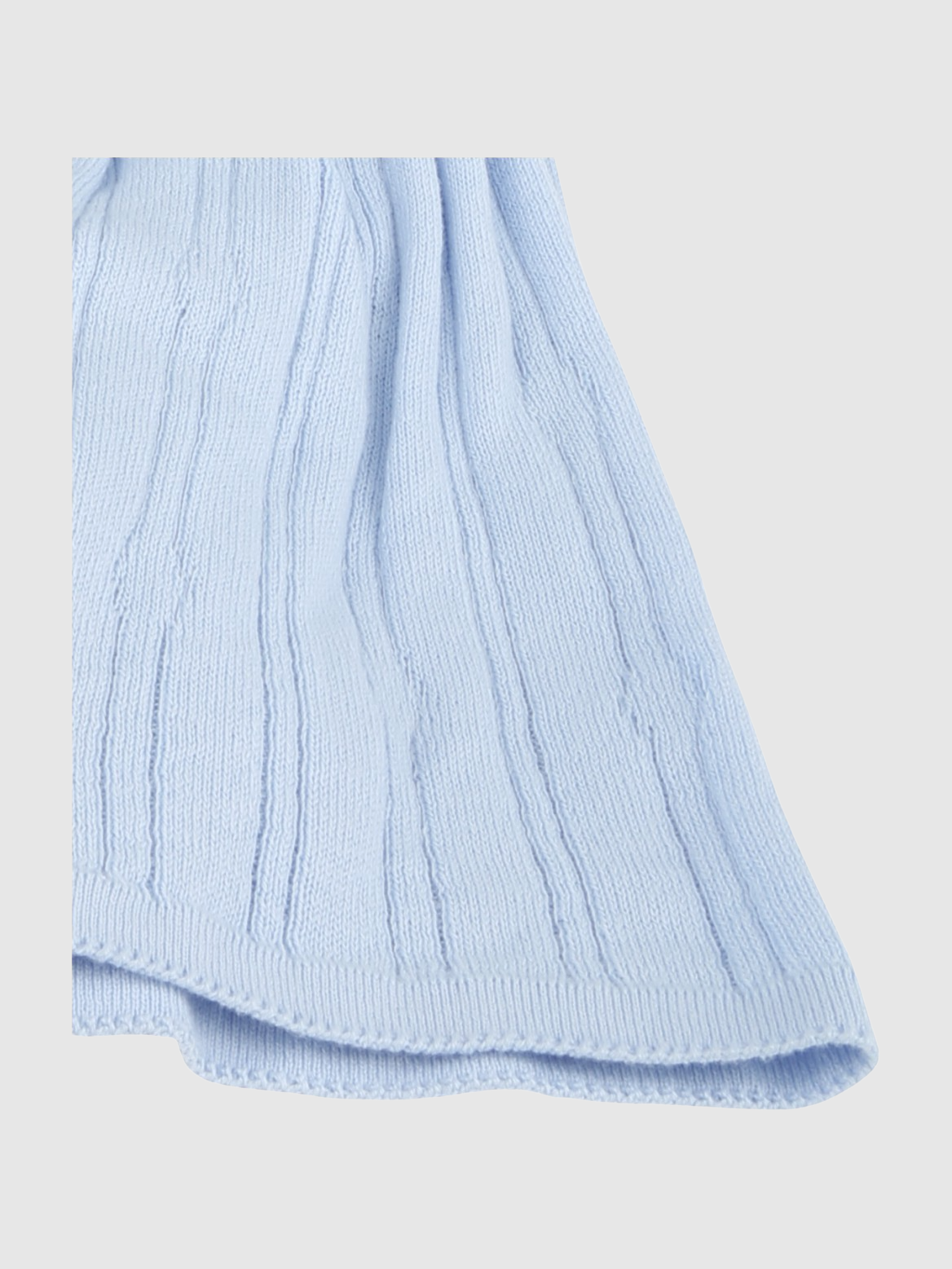 KNIT SCARF ANNIKA LIGHT BLUE