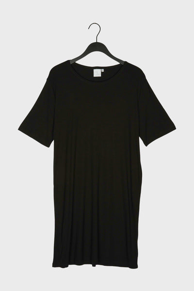 SHIRT DRESS IRIS FLOW BLACK 