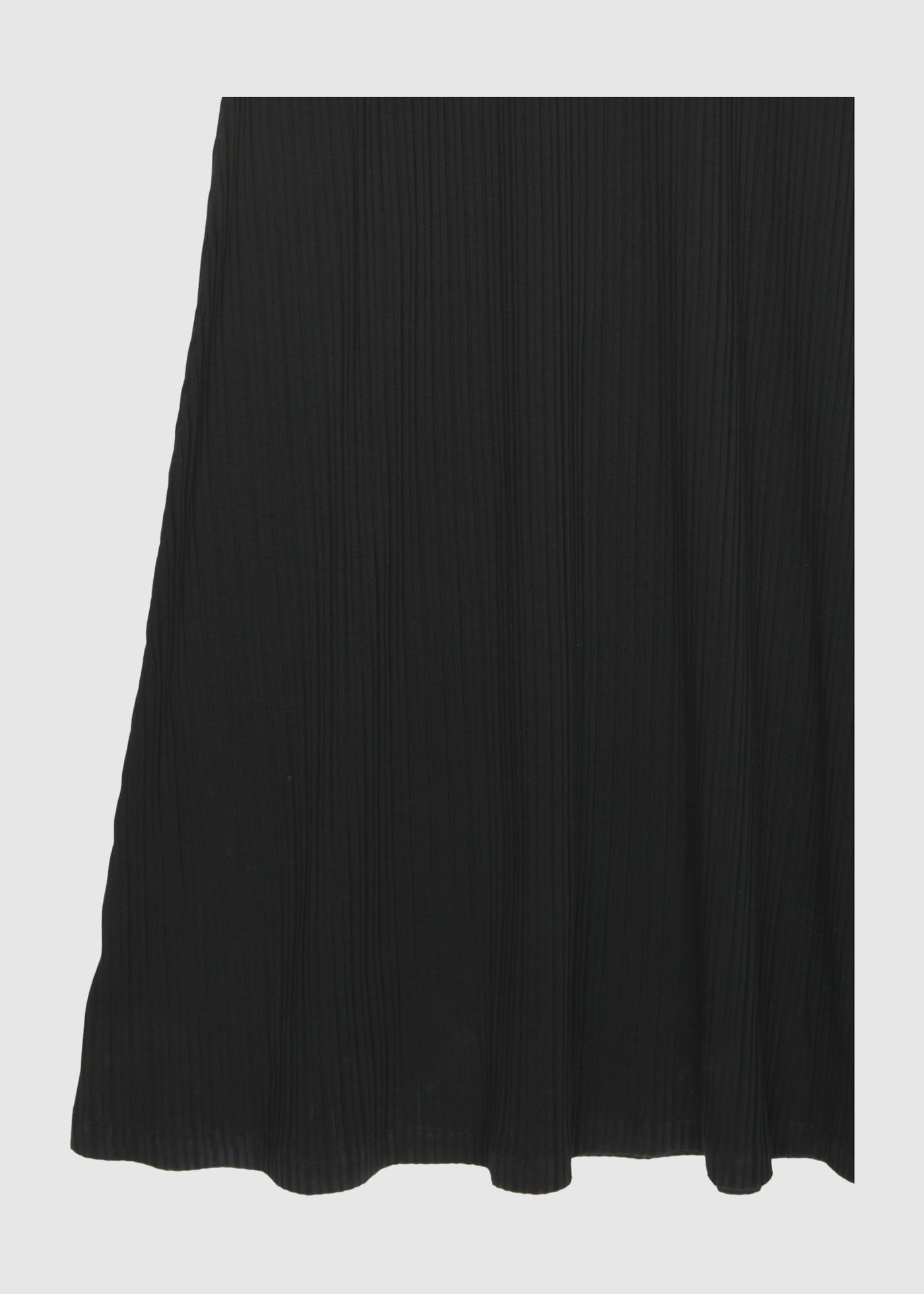 TURTLENECK DRESS RORY RIB BLACK