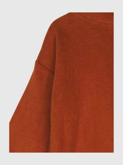 SWEATER GANYMED FLEECE BRICK