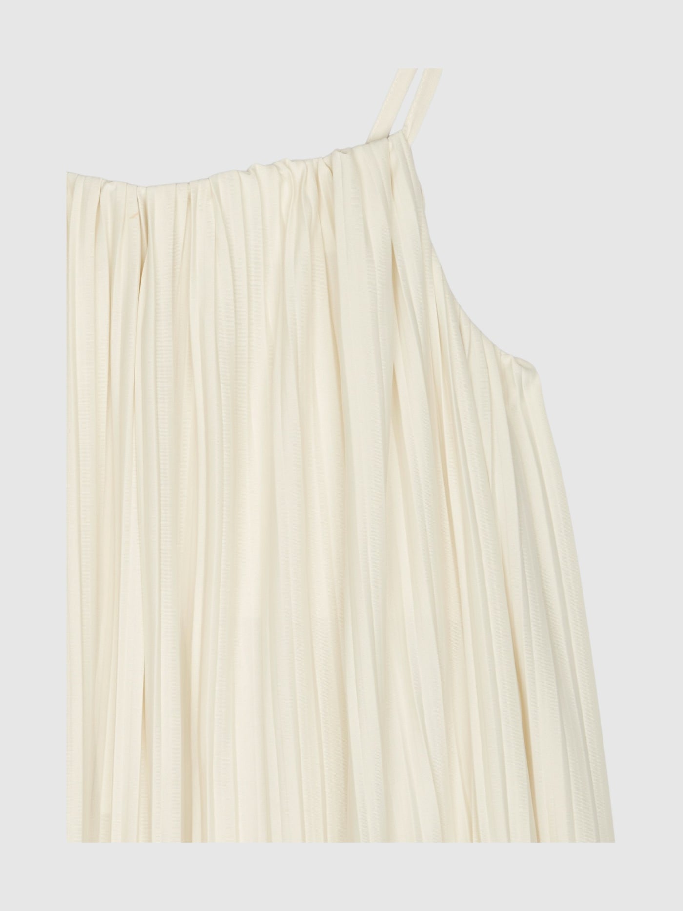 SLIP TOP HELEN PLISSEE EGGSHELL 