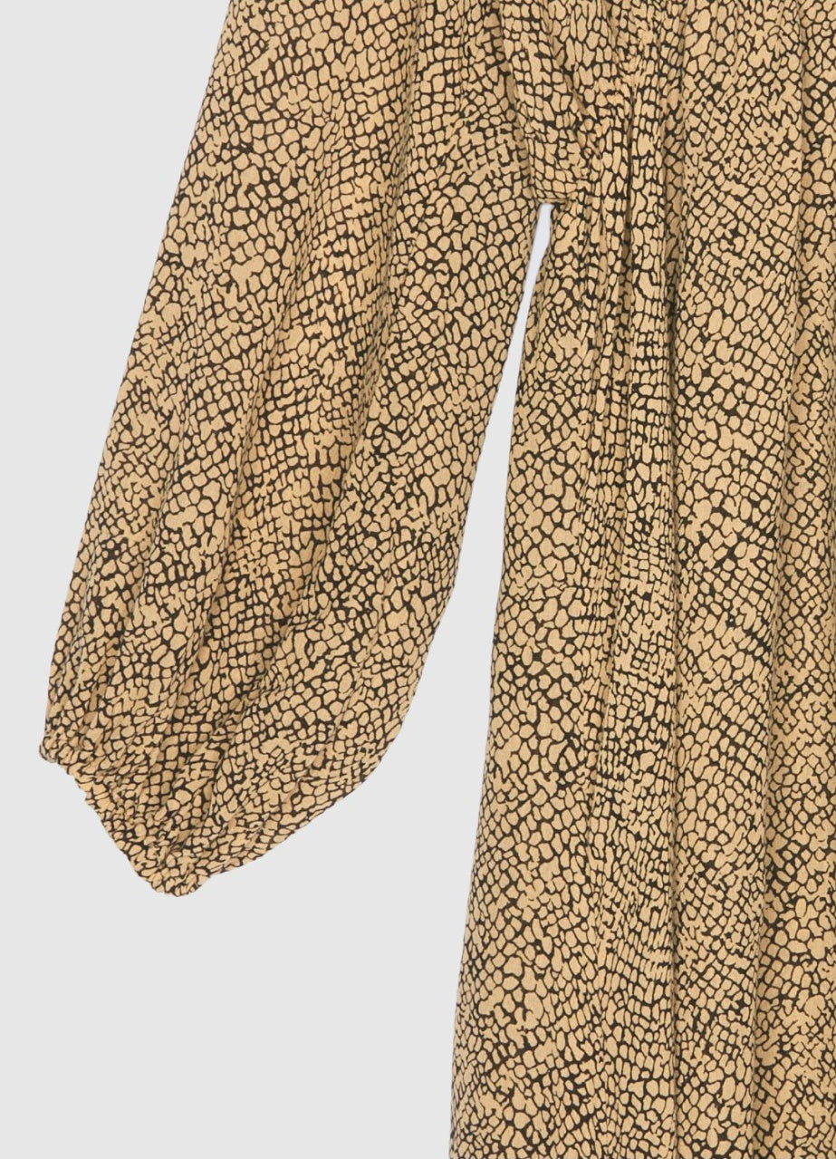 MAXI DRESS ELLIS REPTILE PRINT 